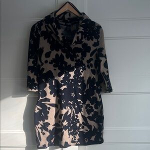 Floral Print Sweater Dress